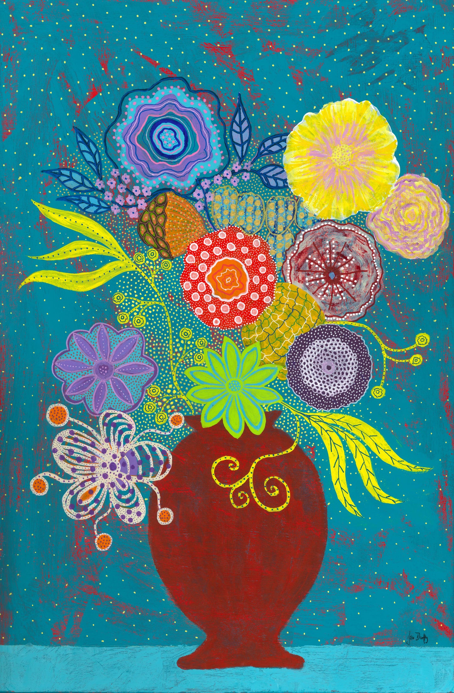 STILL LIFE WITH IMAGINED FLOWERS